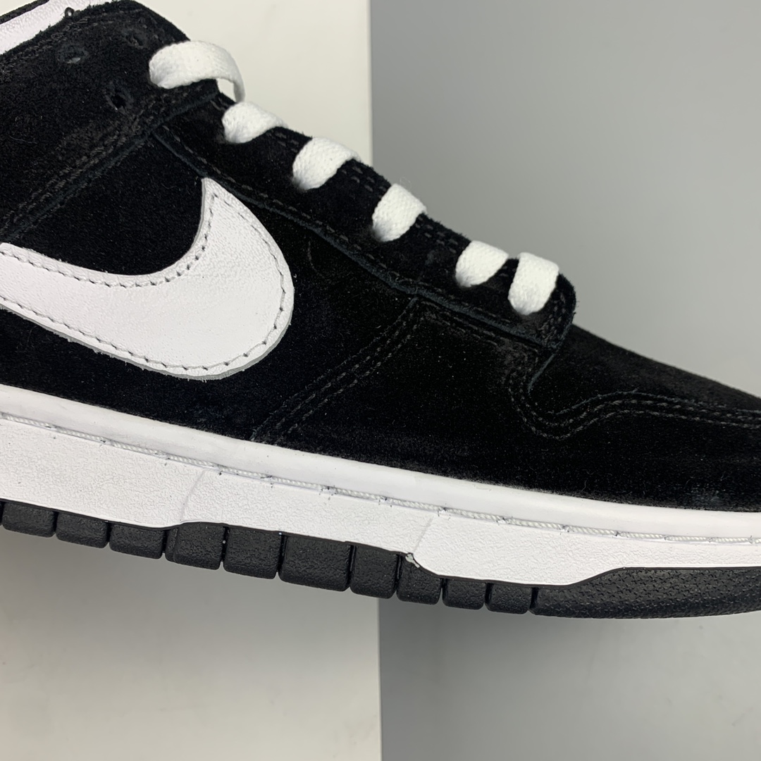 260 Nk SB Zoom Dunk Low GS “雪地黑白”扣篮系列低帮休闲运动滑板板鞋 310569-020