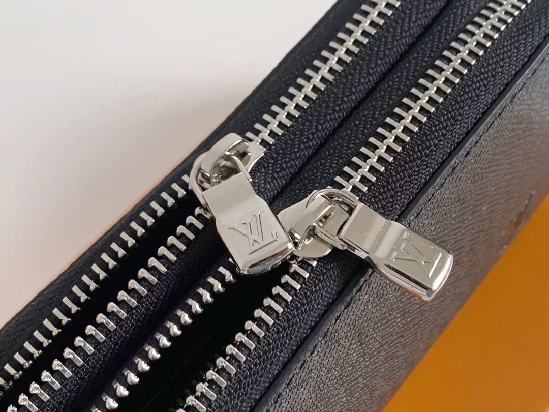 P200ダブルジッパーポーチ - 実用的な大容量財布