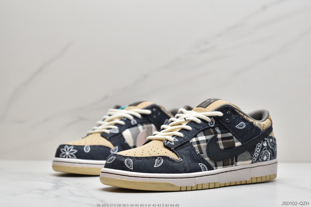 200 公司级 可撕Travis Scott × SB Dunk腰花果原盒首发版本CT5053-001