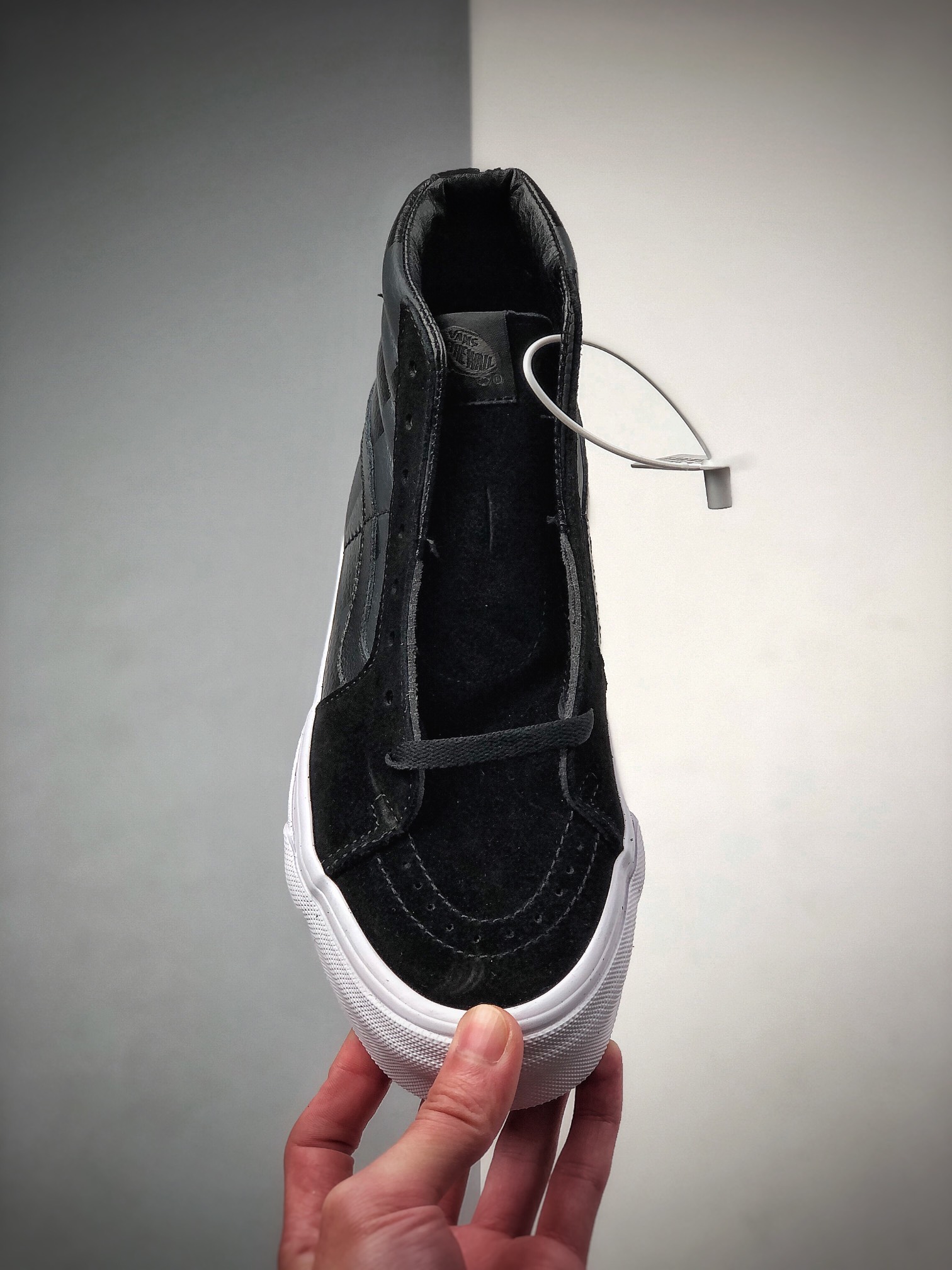 160  范斯Vans Reflective Sk8-hi PRO”棋盘格反光高帮帆布休闲运动硫化“黑白棋盘反光”VN0A45JDT0E