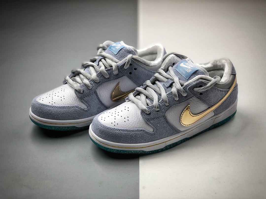 300  Sean Clver Nike SB Dunk Low Pro 白蓝金 DC9936-100