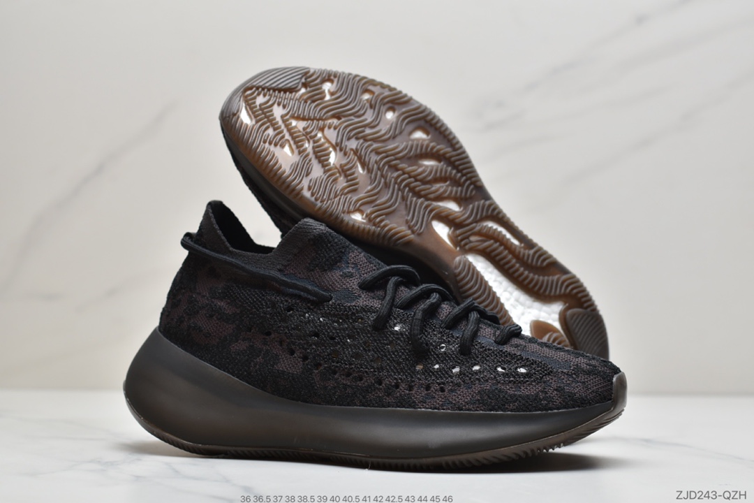 240 Yeezy Boost 380 ”Pepper”夜光白 针织百搭时尚休闲运动老爹鞋 GZ8668