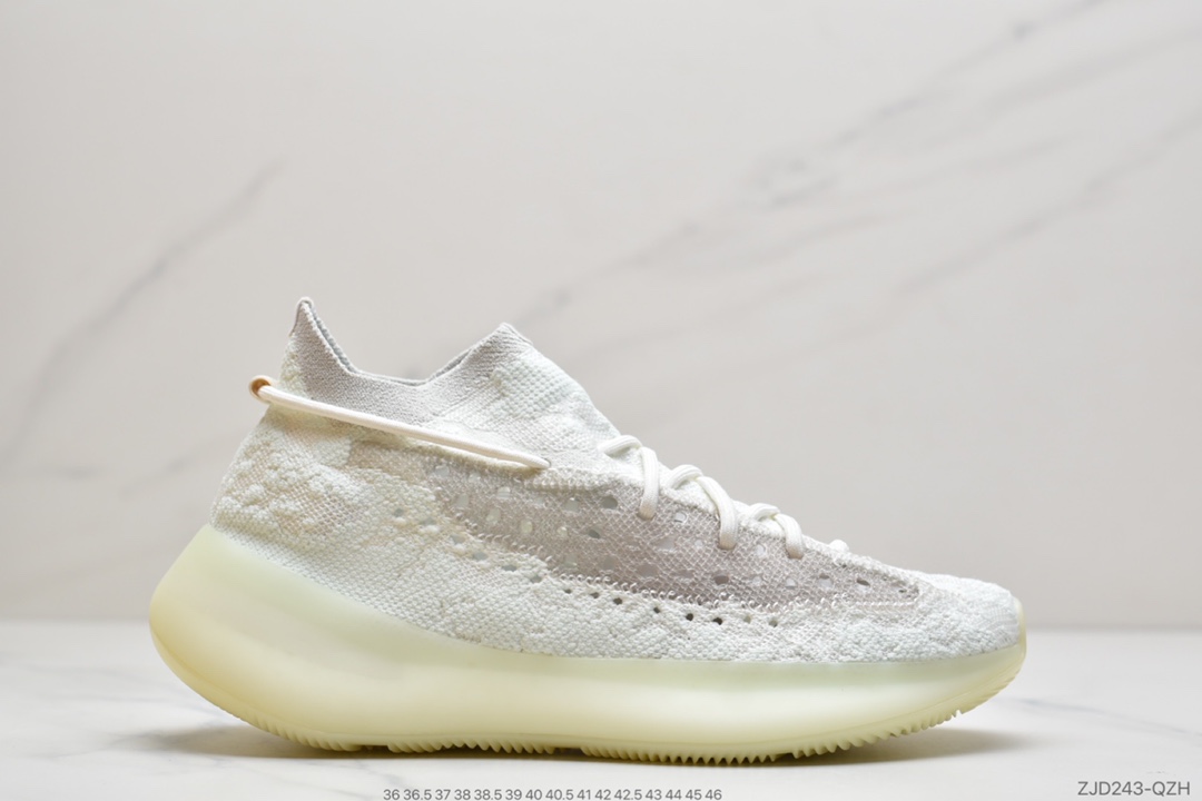 240 Yeezy Boost 380 ”Pepper”夜光白 针织百搭时尚休闲运动老爹鞋 GZ8668