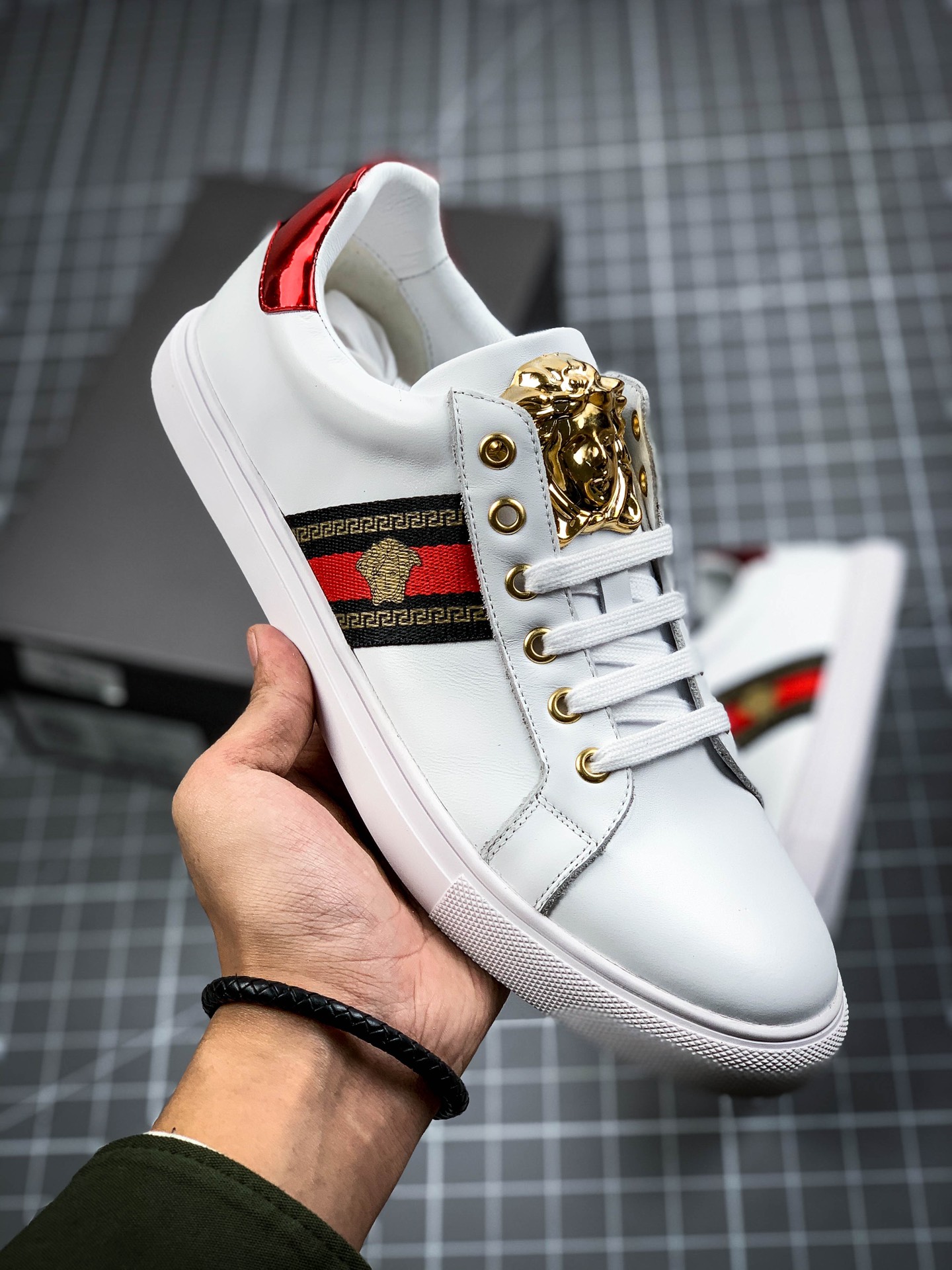 220 Versace 范思哲，2019早春最新品小白鞋 专柜同步有售