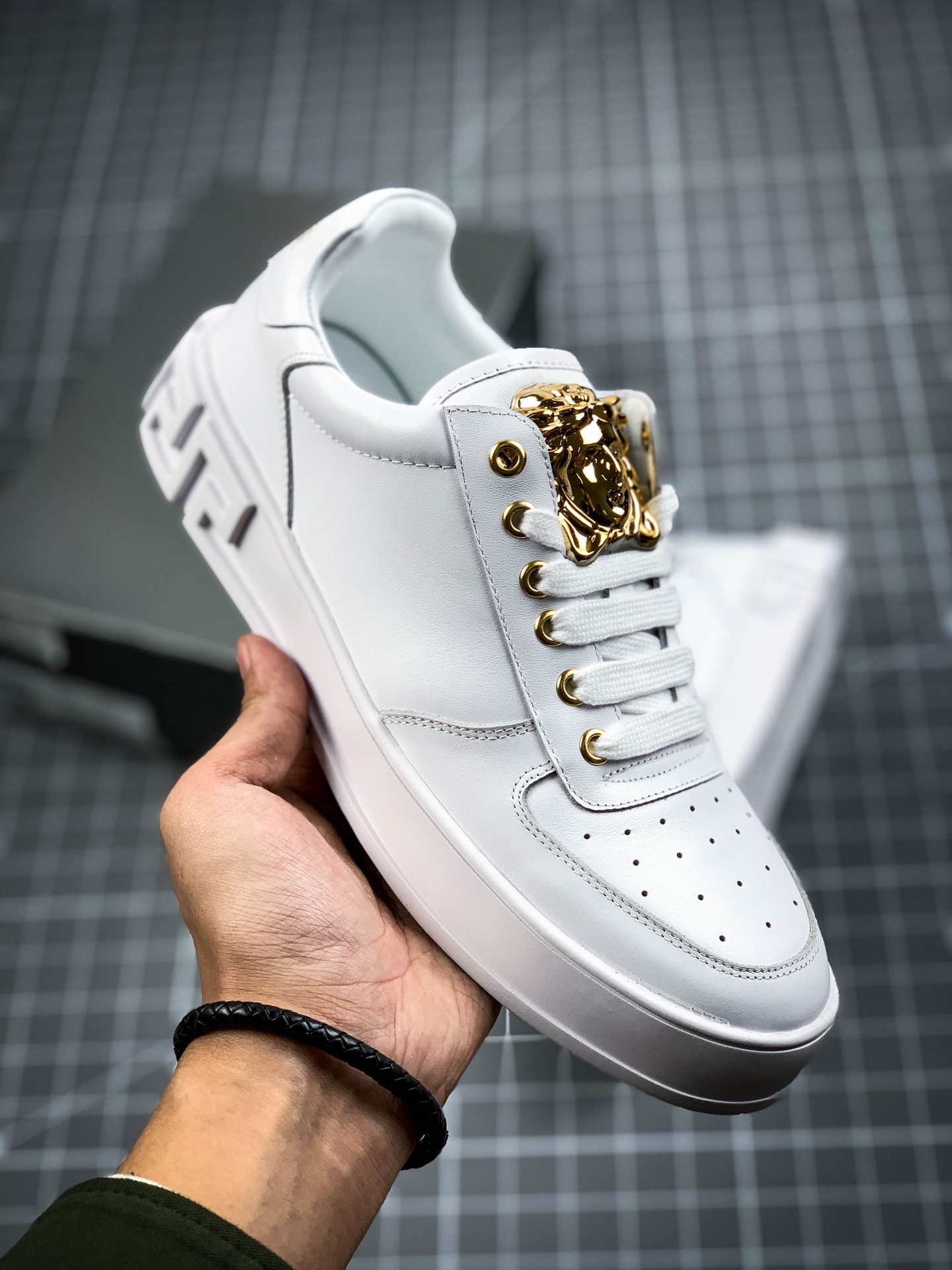 220 Versace 范思哲，2019早春最新品小白鞋 专柜同步有售