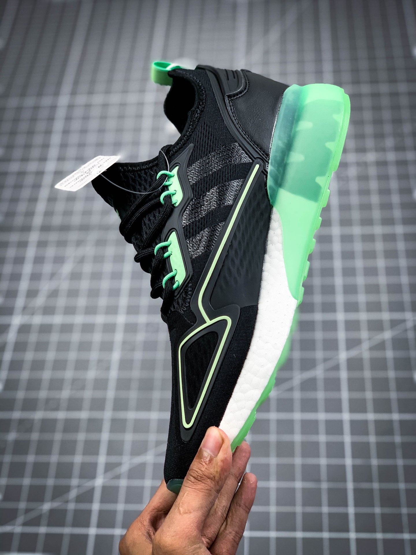 240 纯原版 新品首发新色出 阿迪达斯 Adidas Originals ZX 2K Boost 全新爆米花缓震休闲运动跑鞋 H67935