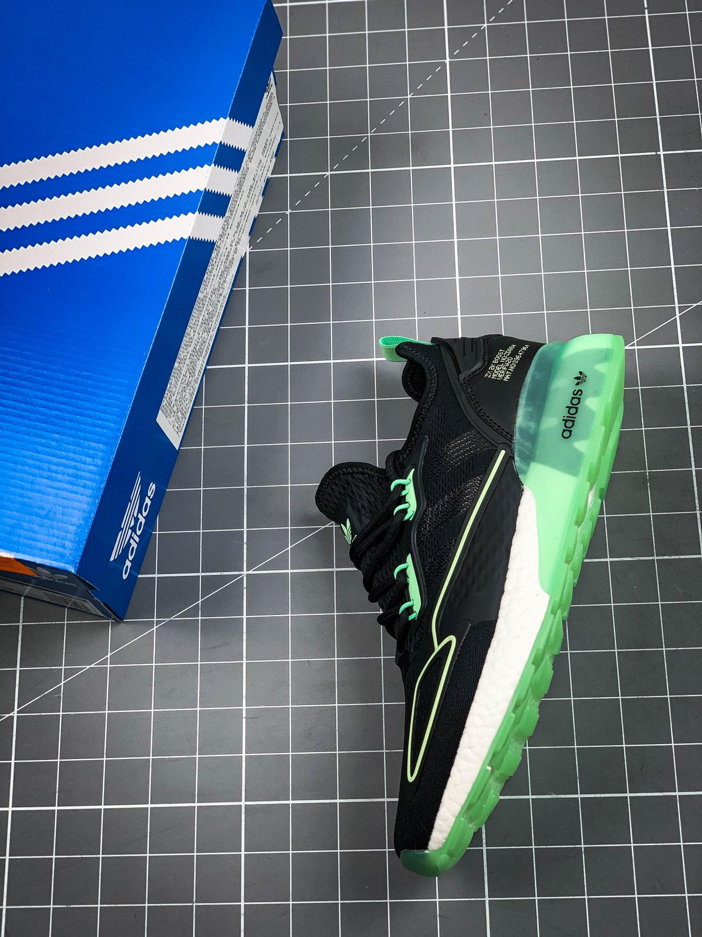 240 纯原版 新品首发新色出 阿迪达斯 Adidas Originals ZX 2K Boost 全新爆米花缓震休闲运动跑鞋 H67935