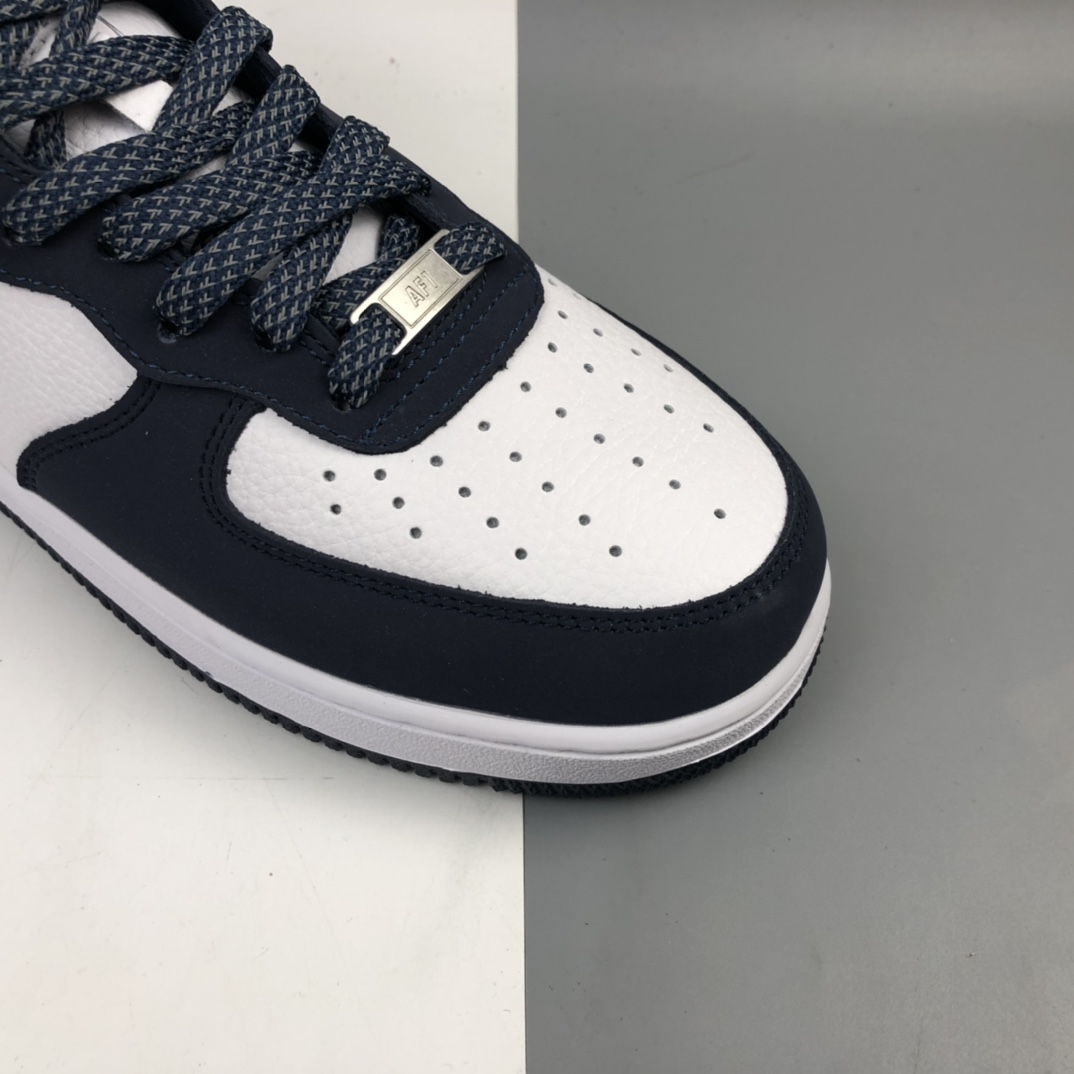 260 Nk Air Force 1 '07 Mid “午夜蓝”满天星 空军一号中帮运动休闲板鞋 AQ2263-115