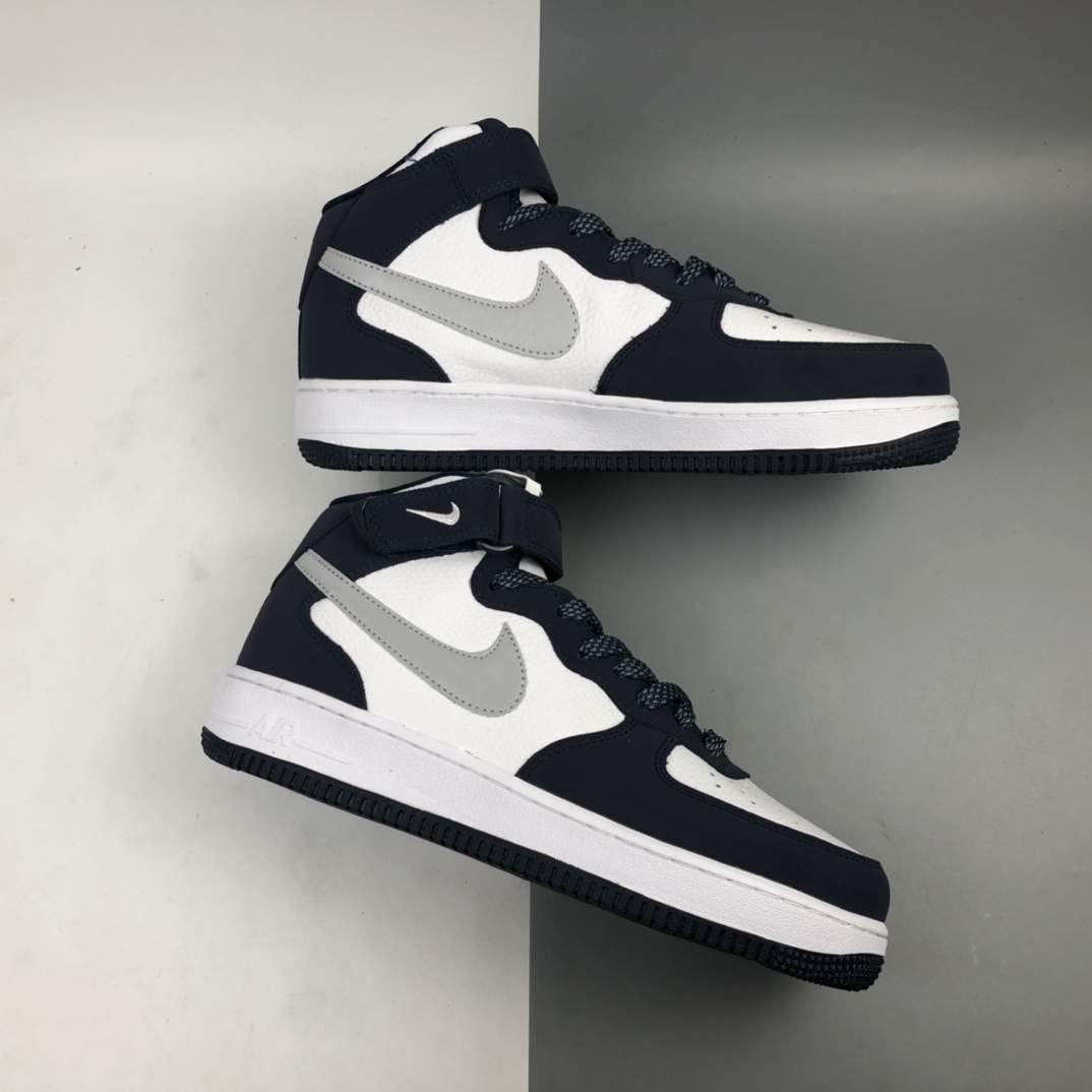 260 Nk Air Force 1 '07 Mid “午夜蓝”满天星 空军一号中帮运动休闲板鞋 AQ2263-115