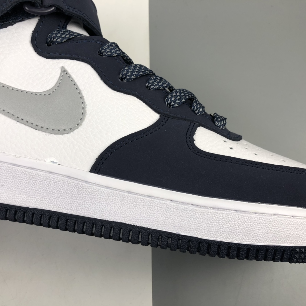 260 Nk Air Force 1 '07 Mid “午夜蓝”满天星 空军一号中帮运动休闲板鞋 AQ2263-115