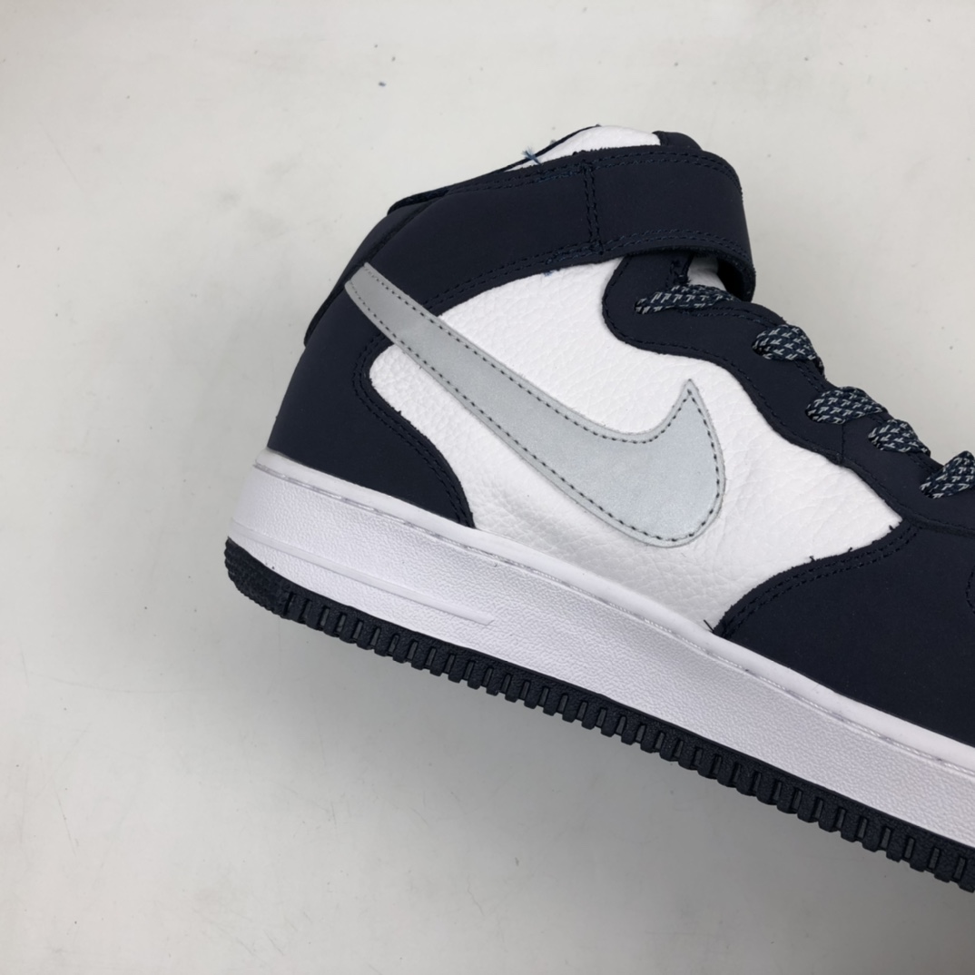 260 Nk Air Force 1 '07 Mid “午夜蓝”满天星 空军一号中帮运动休闲板鞋 AQ2263-115