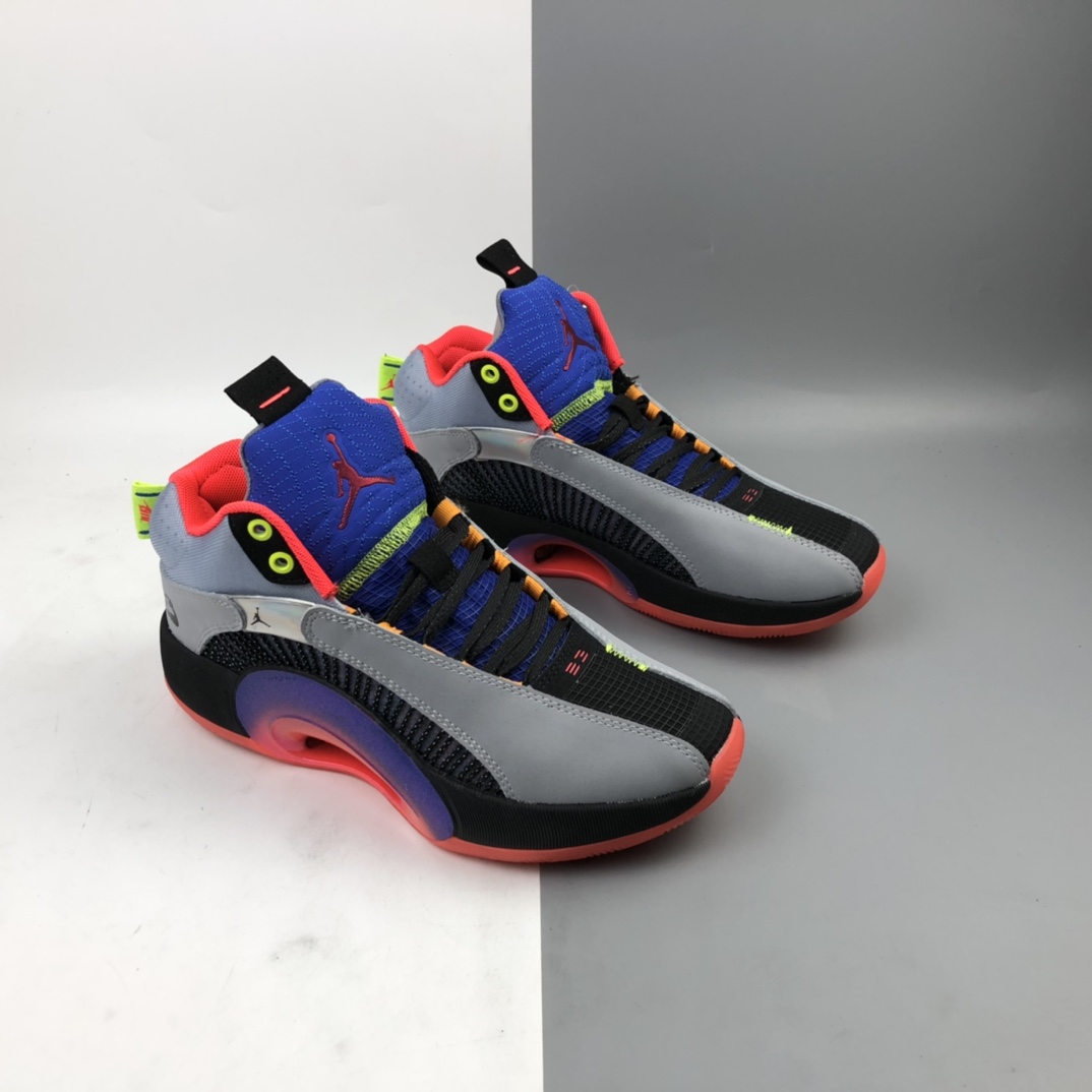 260 Air Jordan XXXV SP-TP PF”DNA”AJ35代中帮镂空缓震科技休闲运动篮球鞋 DC1493-001