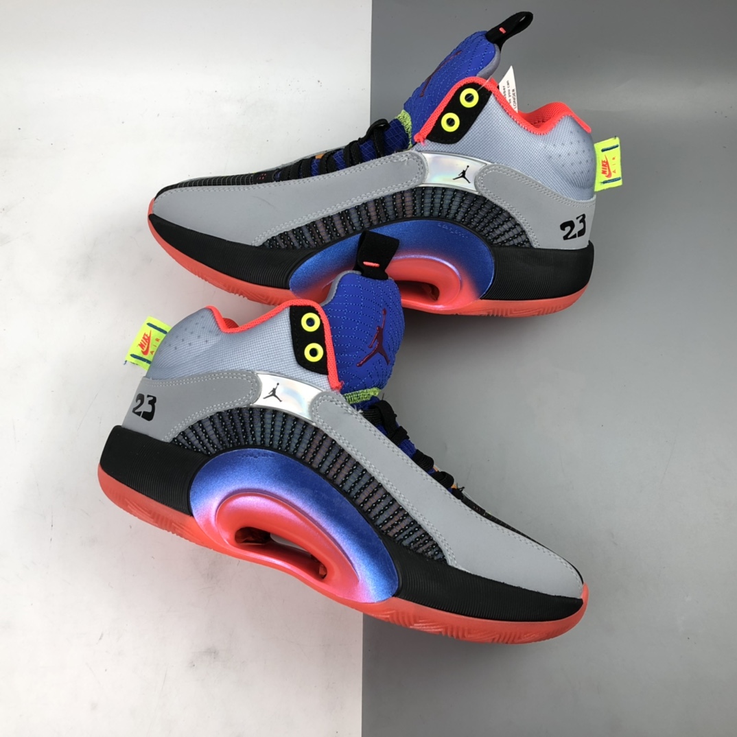 260 Air Jordan XXXV SP-TP PF”DNA”AJ35代中帮镂空缓震科技休闲运动篮球鞋 DC1493-001