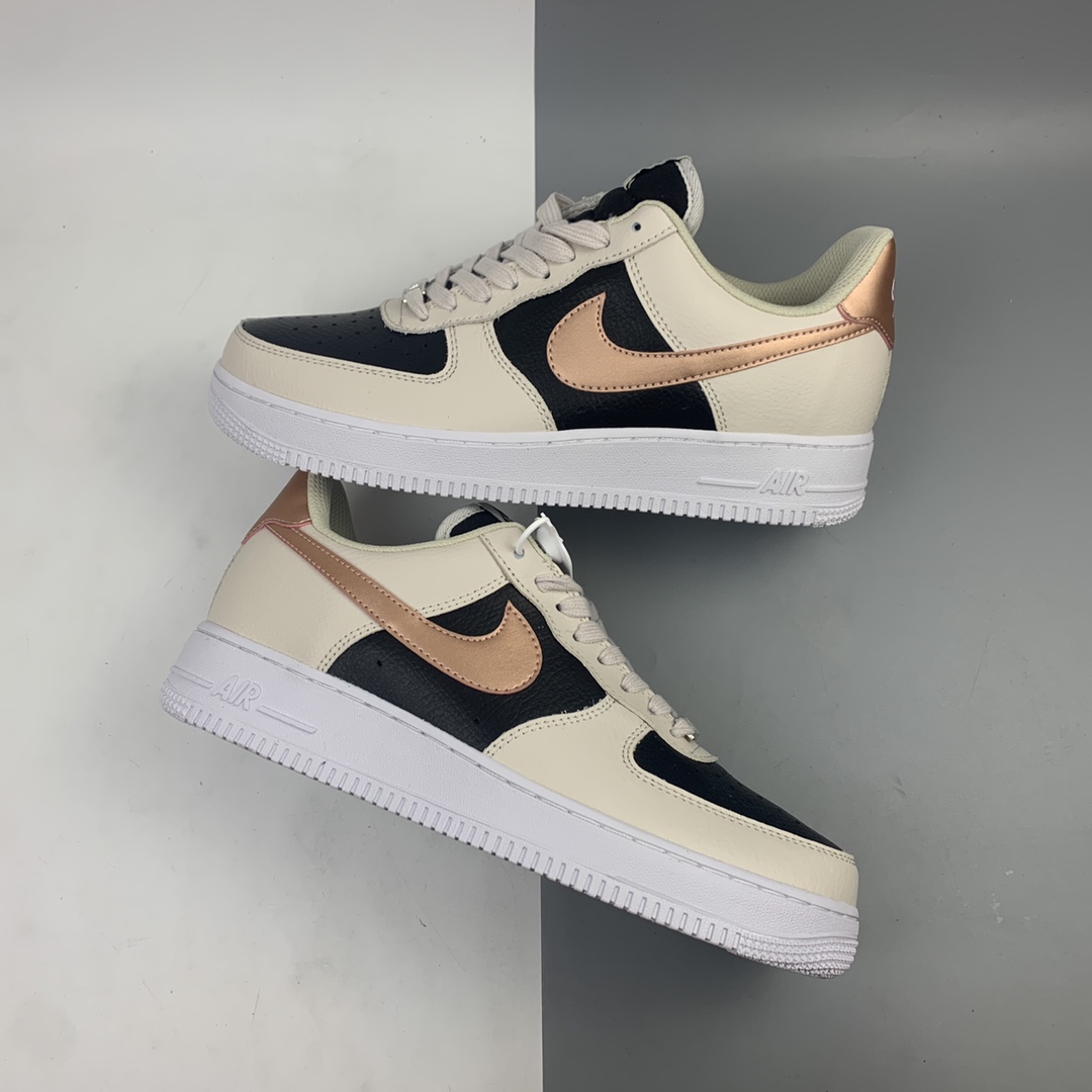200 Nk Air Force 1’07 Low 秋茶珍珠奶茶空军一号低帮休闲板鞋 DB5080-200