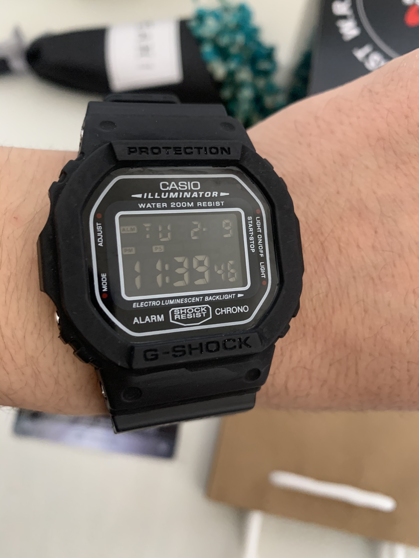 Casio generación envío gratis 5600 cuadrado pequeño número 3, imágenes reales