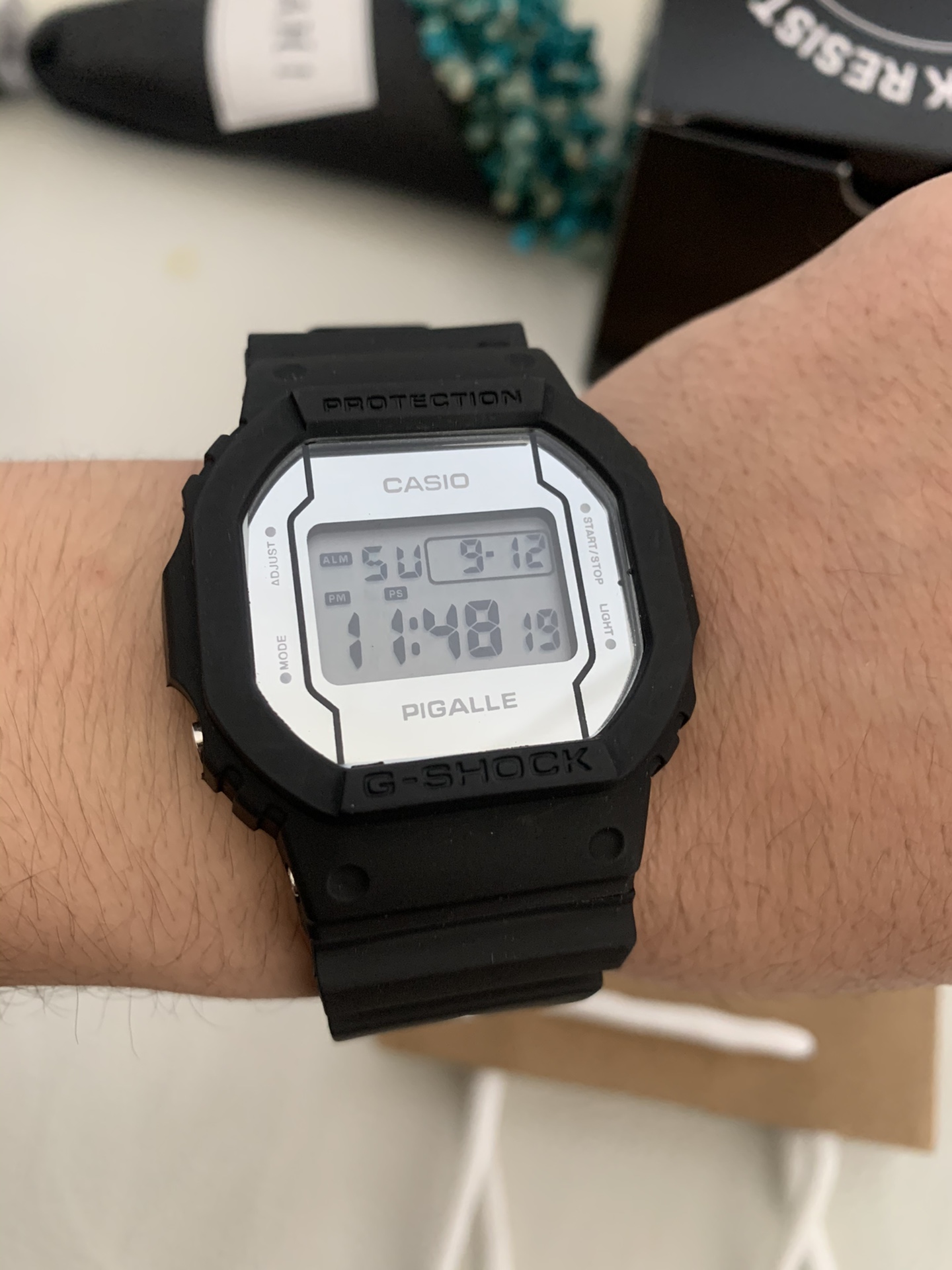 Casio generación envío gratis 5600 cuadrado pequeño número 5, imágenes reales