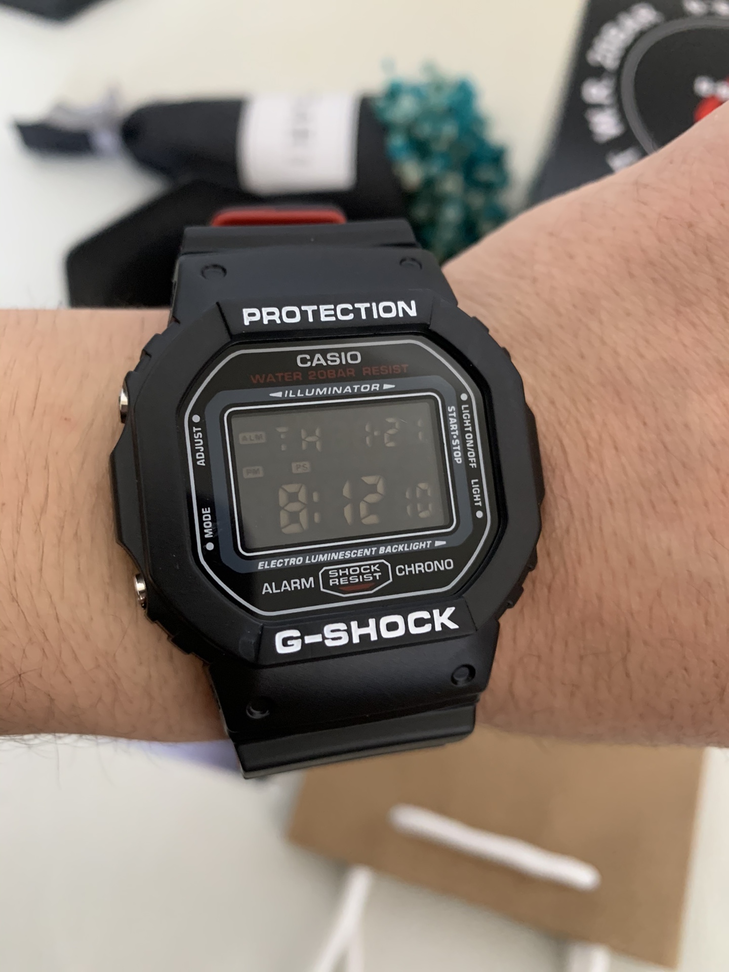 Casio generación envío gratis 5600 cuadrado pequeño número 9, imágenes reales