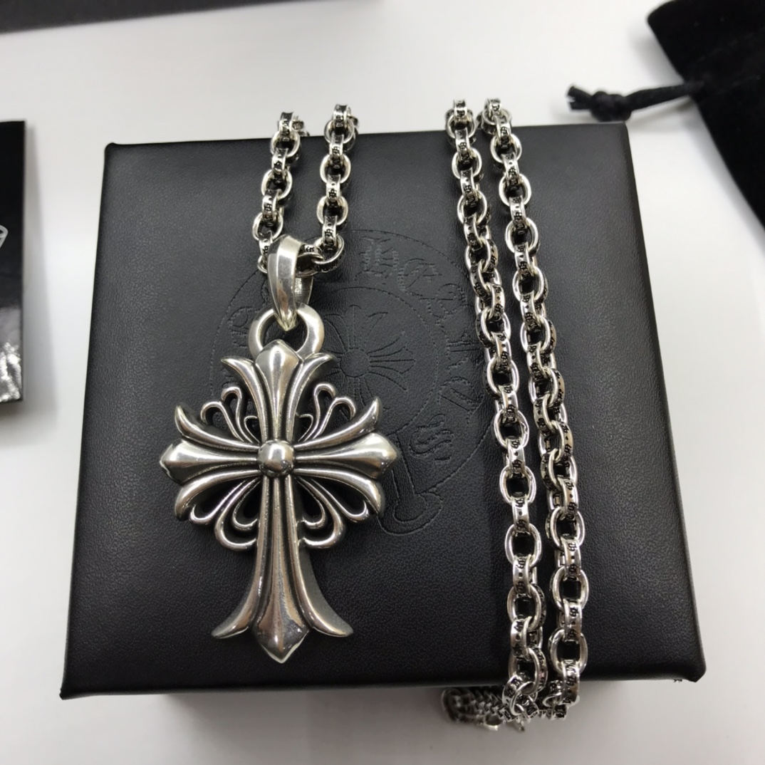 NO:103892,Chrome Hearts Spot Pendant, Necklace: Letter chain 60cm, pearl chain 60cm. Copper material imported electroplating technology, crafted by sequencing., Crome necklace, chrome hearts, chrome hearts, necklace19860909Chrome Hearts  克罗心现货吊坠, 项链: 字母链60cm ,珍珠链60cm. 白铜材质 进口电镀工艺 精工打造.,克罗心项链,chrome hearts,chrome hearts,necklace,Jewelry