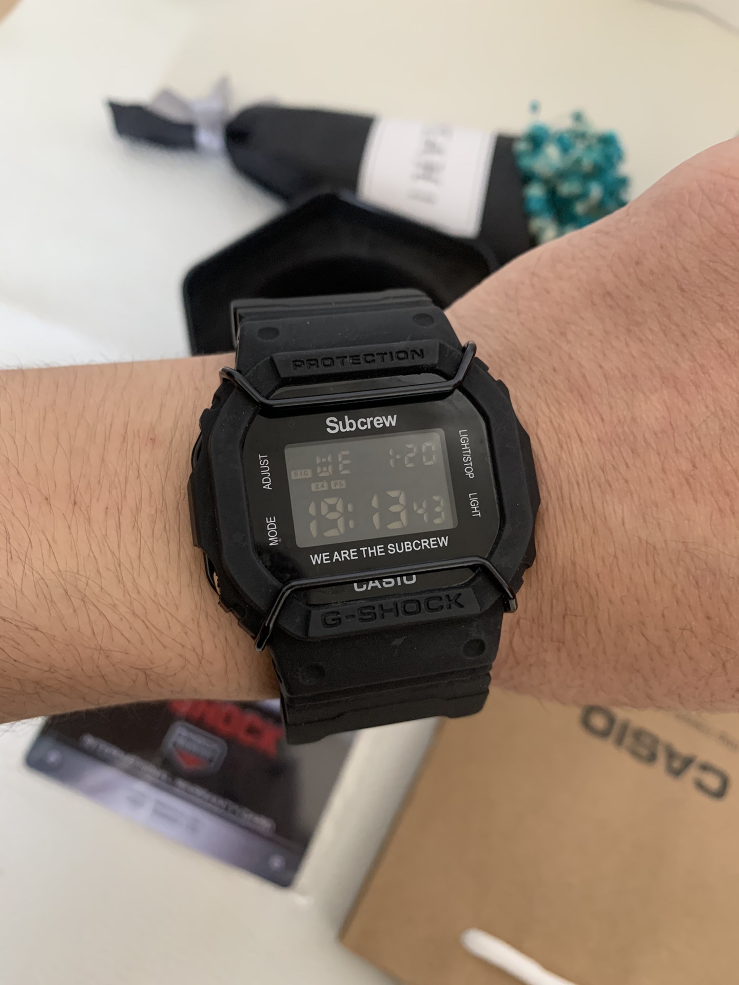 Casio generación envío gratis 5600 cuadrado pequeño número 28, imágenes reales