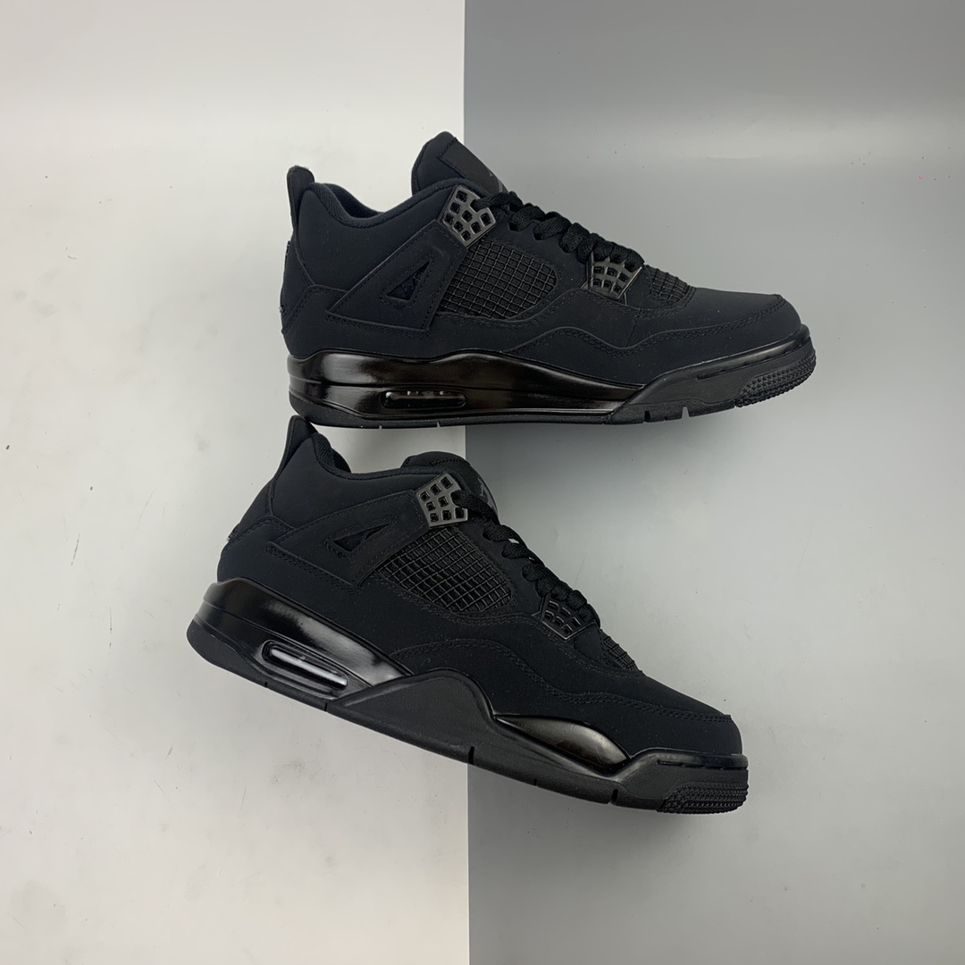 360 Air Jordan 4 Retro “Black Cat” aj4黑武士 /黑猫 CU1110-010