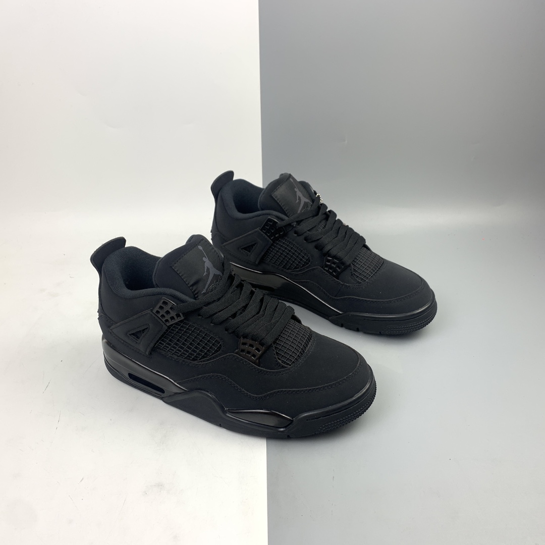 360 Air Jordan 4 Retro “Black Cat” aj4黑武士 /黑猫 CU1110-010