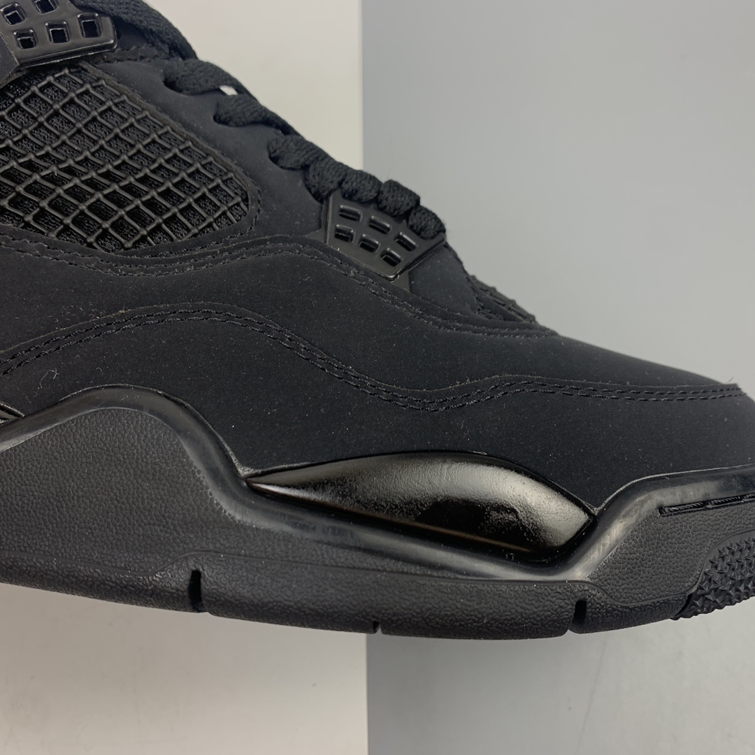 360 Air Jordan 4 Retro “Black Cat” aj4黑武士 /黑猫 CU1110-010