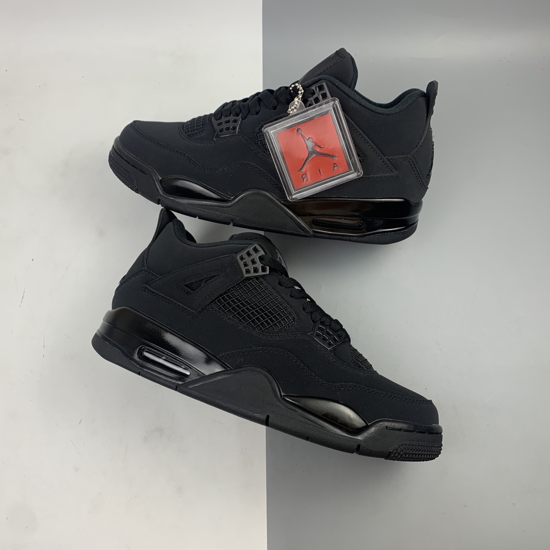 360 Air Jordan 4 Retro “Black Cat” aj4黑武士 /黑猫 CU1110-010