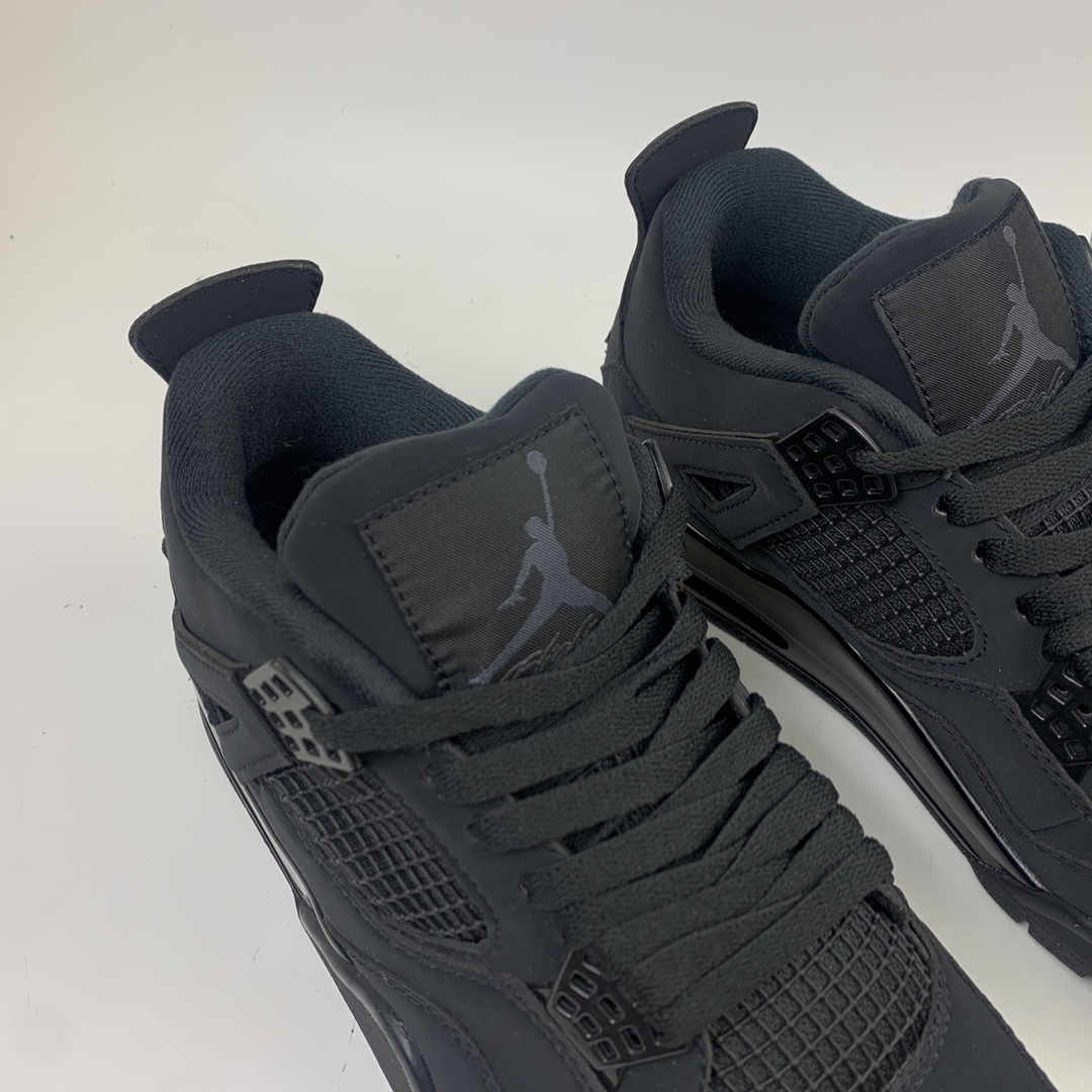 360 Air Jordan 4 Retro “Black Cat” aj4黑武士 /黑猫 CU1110-010