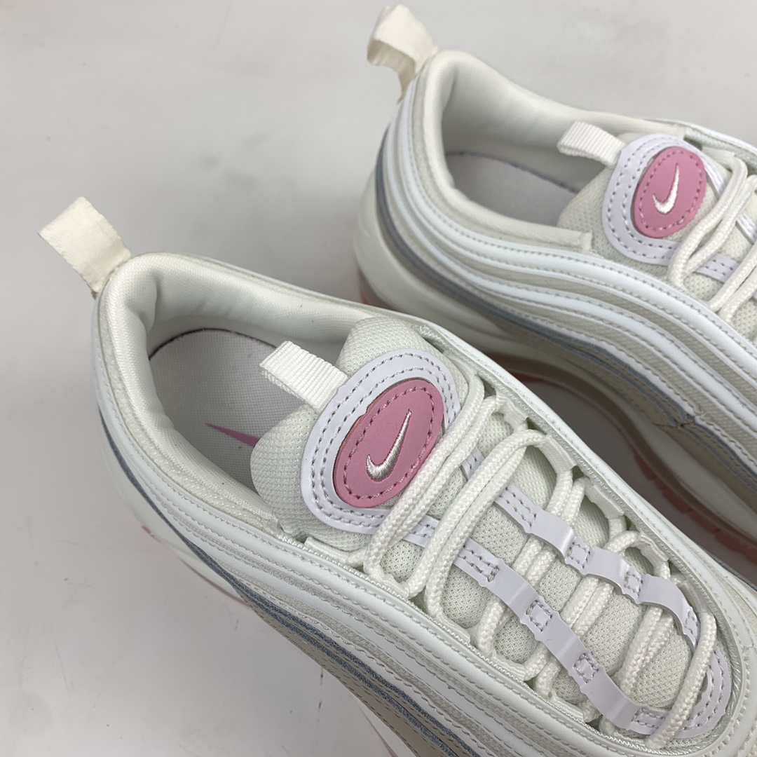 220 Nk Wmns Air Max 97 米白粉 复古气垫百搭休闲运动慢跑鞋 CT1904-100