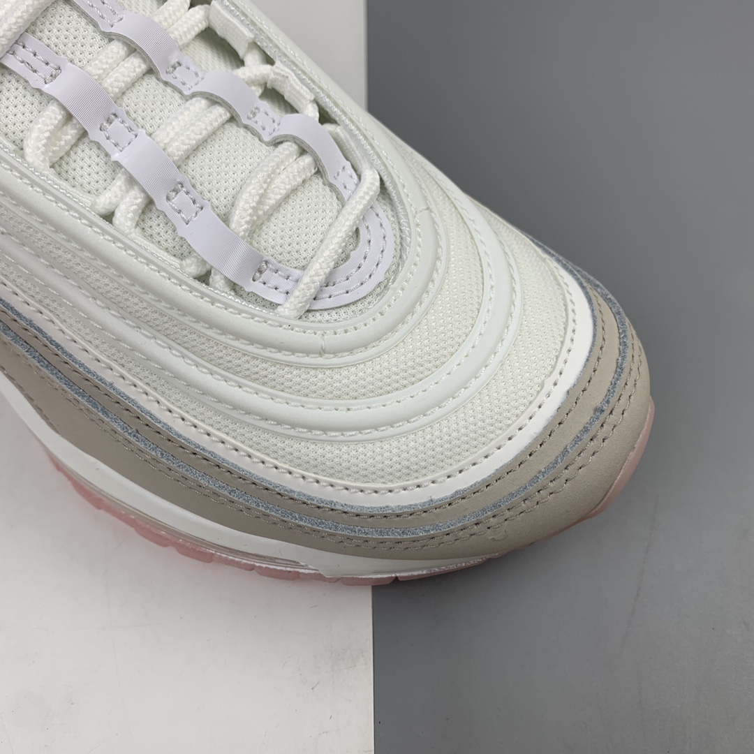 220 Nk Wmns Air Max 97 米白粉 复古气垫百搭休闲运动慢跑鞋 CT1904-100