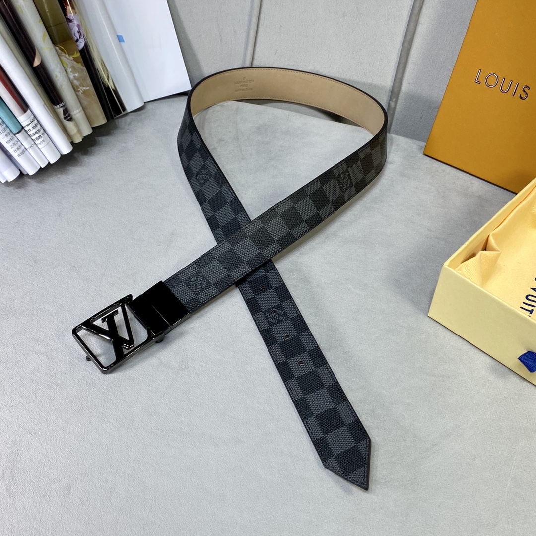 Louis Vuitton Belts Men Canvas