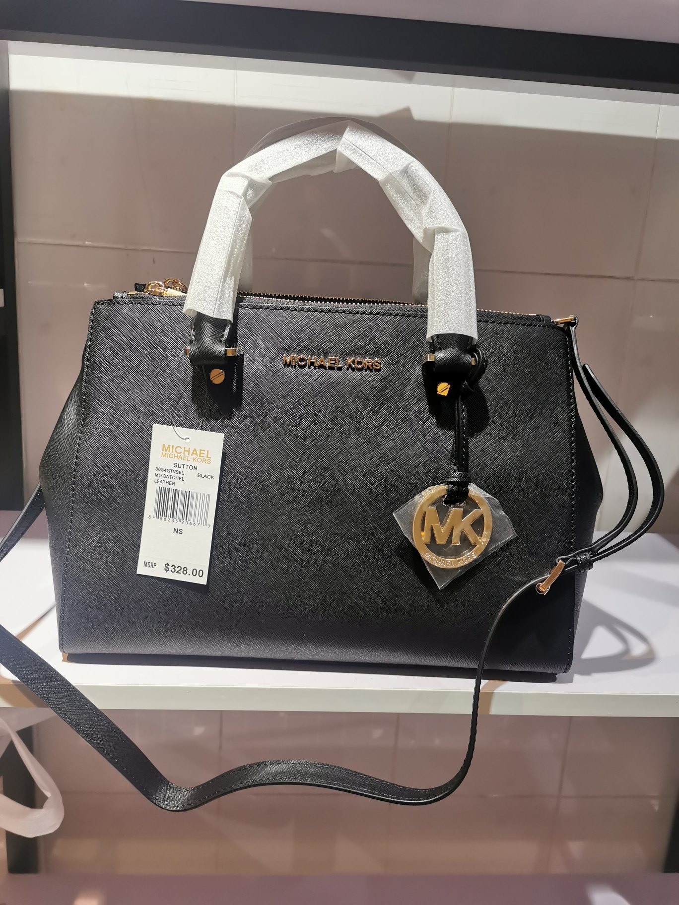 Michael Kors 中号 杀手包黑色