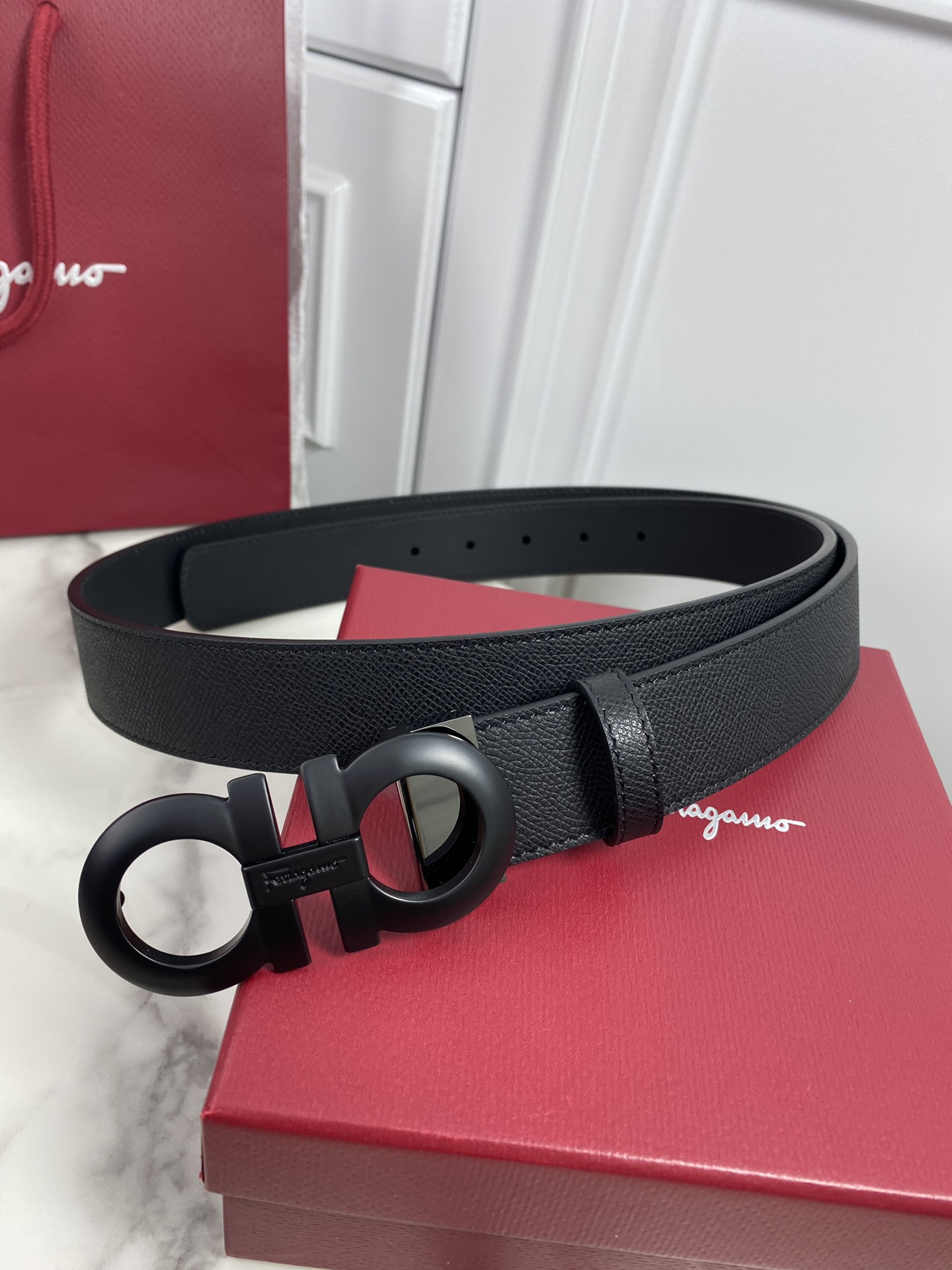 [Ferragamo Belts]Ferragamo Salvatore Ferragamo first layer cowhide belt body (