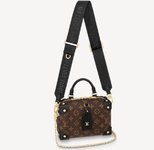 Louis Vuitton Fake
 Bags Handbags Embroidery Monogram Canvas Cowhide Fabric Chains