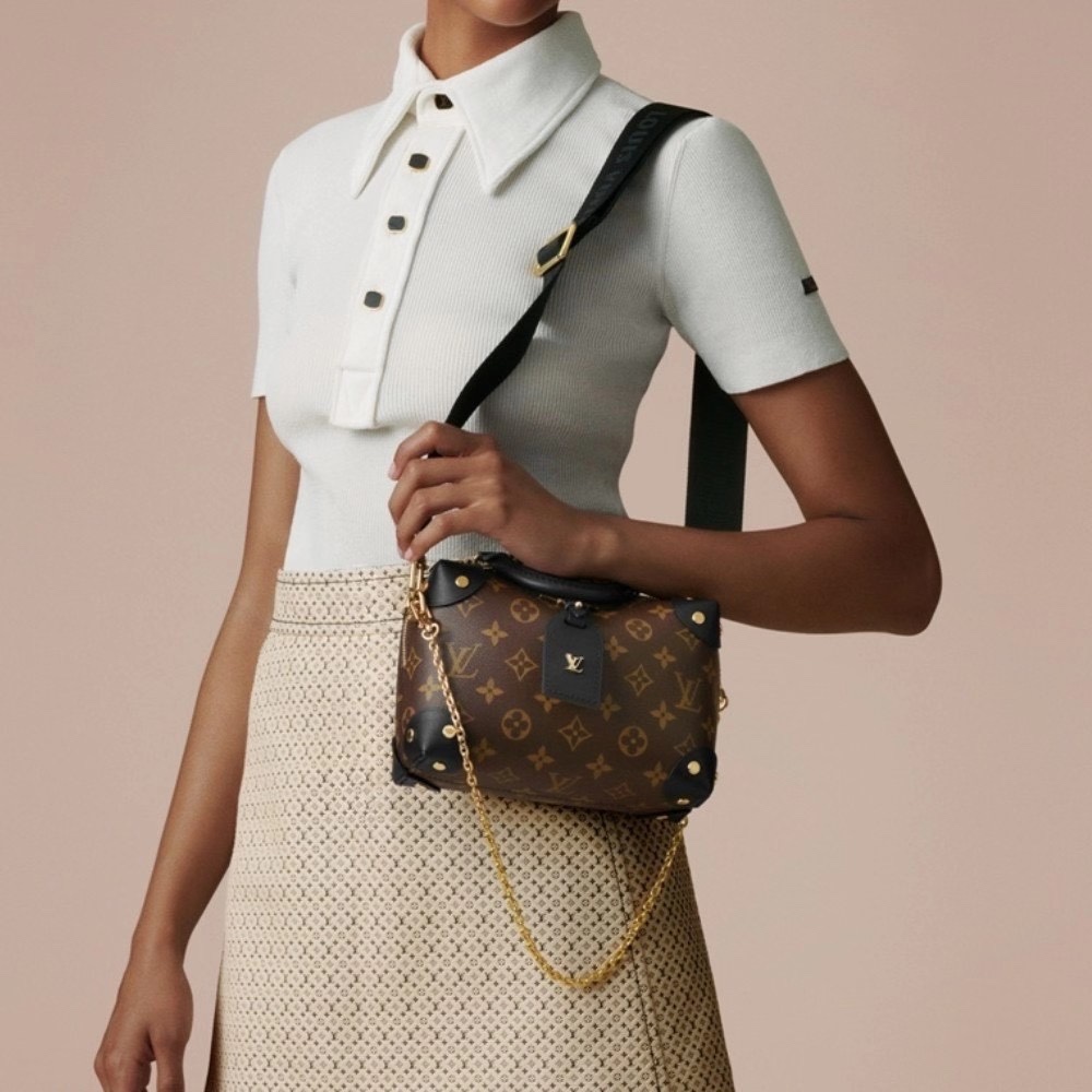 Louis Vuitton LV Petite Malle Store
 Crossbody & Shoulder Bags Black