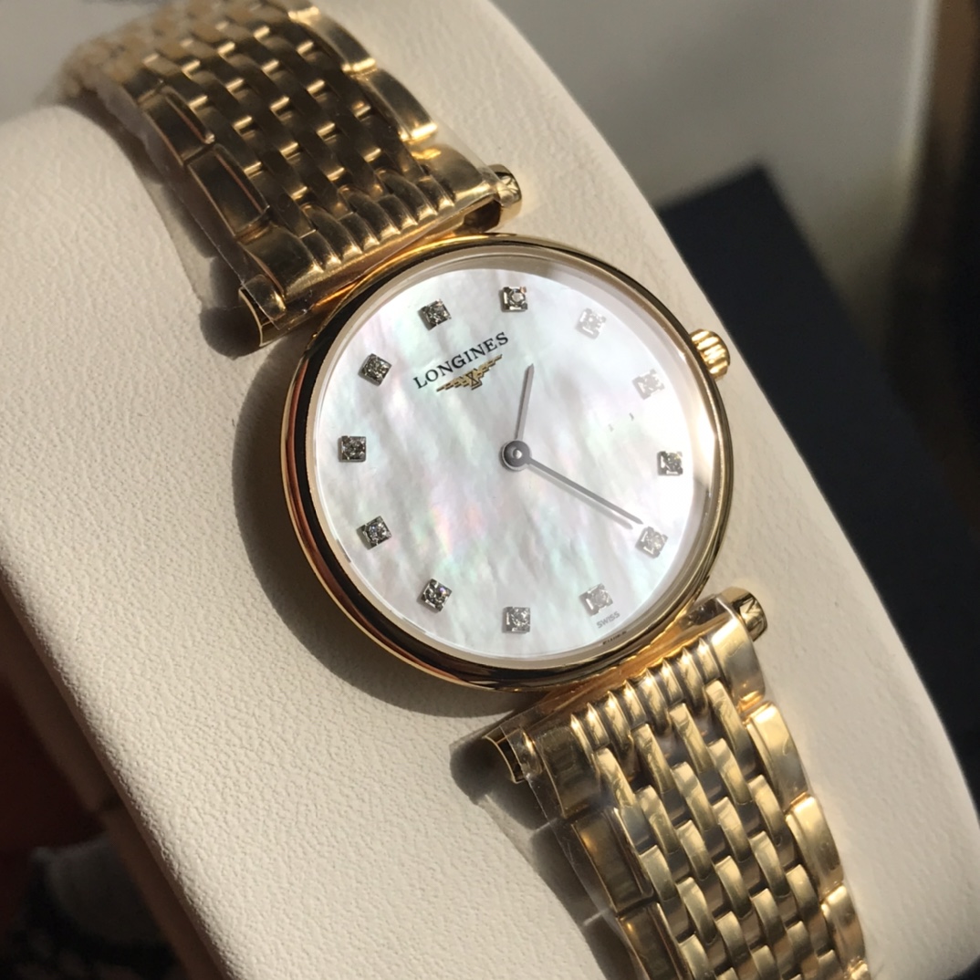 Longines 浪琴嘉岚贝壳表盘超薄女表