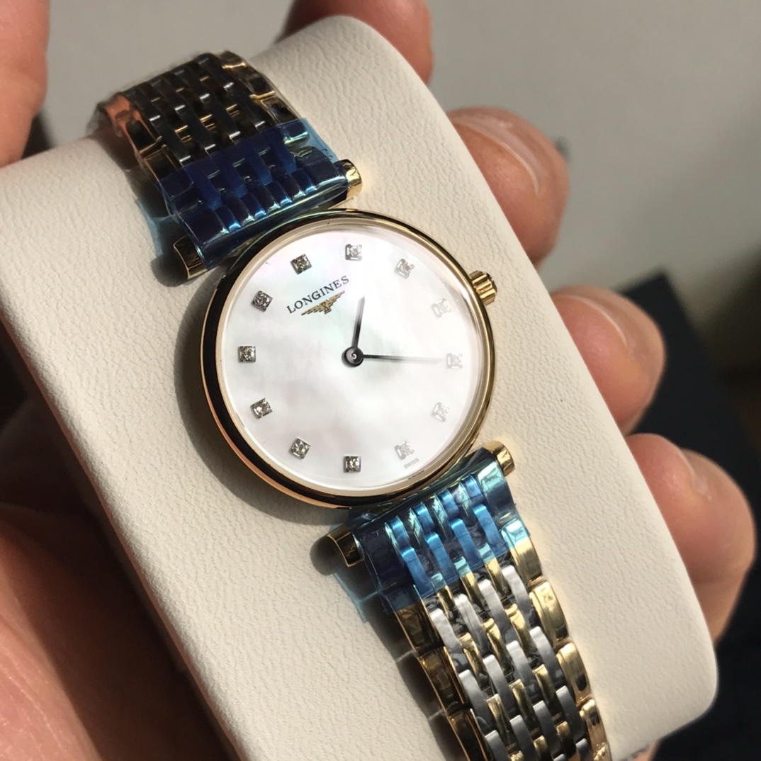 Longines 浪琴嘉岚贝壳表盘超薄女表