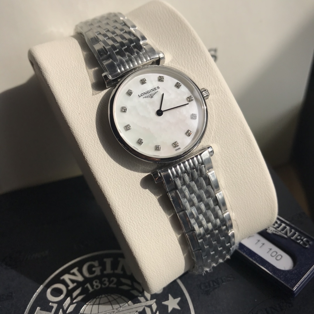 Longines 浪琴嘉岚贝壳表盘超薄女表