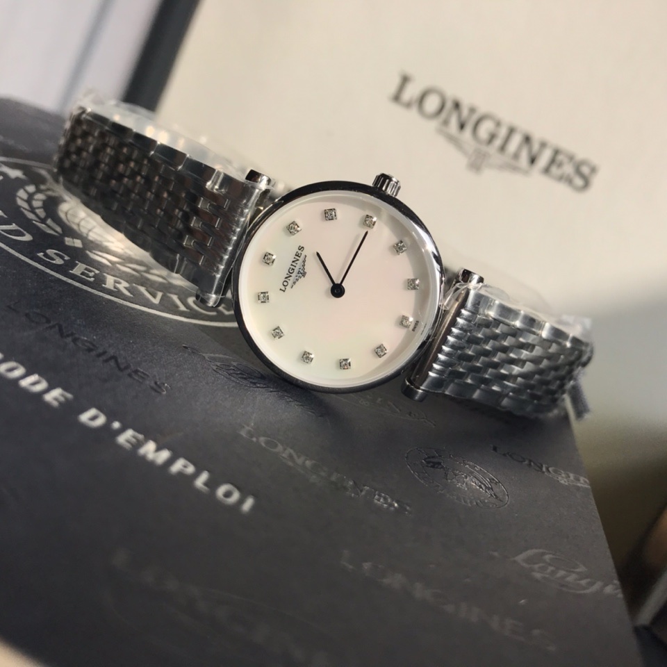 Longines 浪琴嘉岚贝壳表盘超薄女表