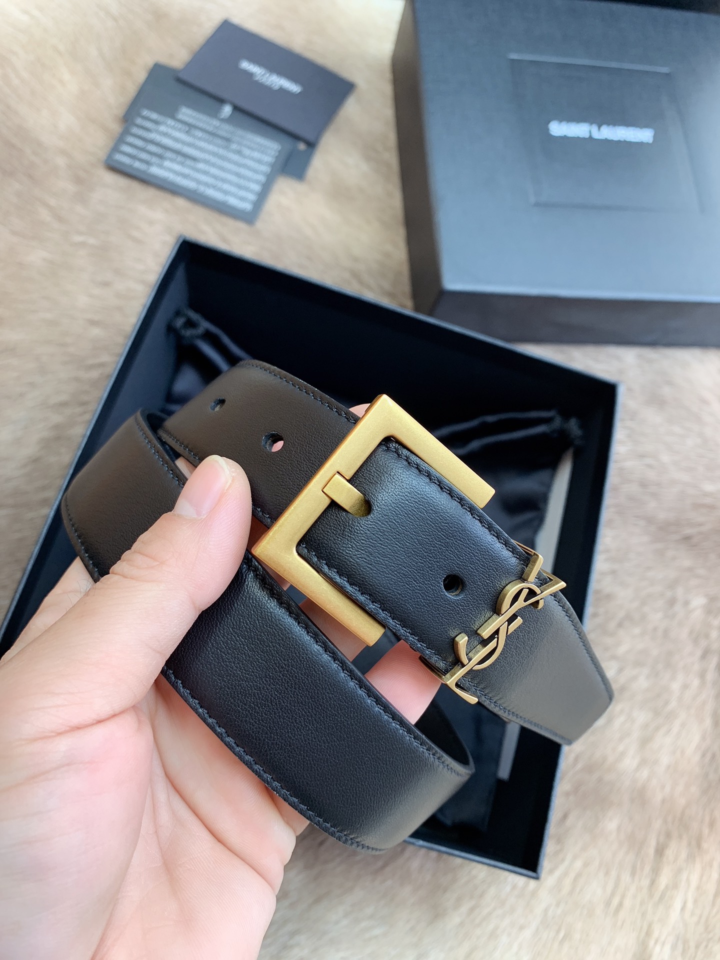 New Launch: Genuine Italian Leather Women’s Belt, 3.0 cm Wide, Exquisite Design - 图片 2