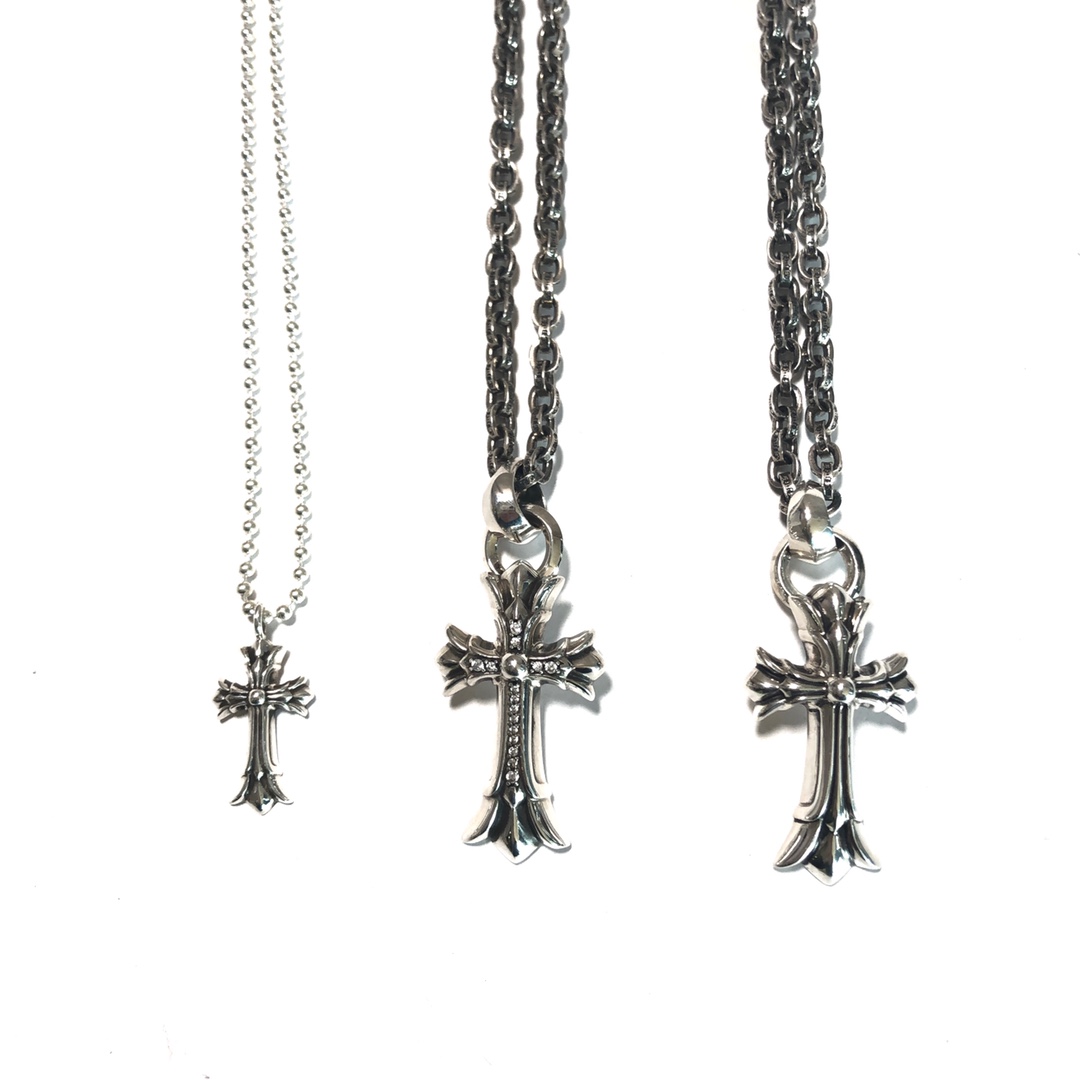 Chrome Hearts 𝐂𝐡𝐫𝐨𝐦𝐞 𝐡𝐞𝐚𝐫𝐭𝐬 克罗心项链