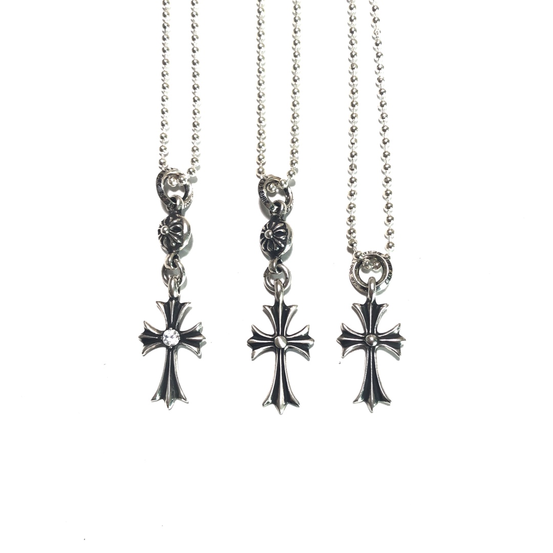 NO:110987,Croxin classic cross bead chain three most classic necklaces, basically all introductory styles, jewelry quality, chrome hearts, necklace19860909克罗心经典十字吊珠链 三款 最最最经典的一款项链 基本都是入门款,饰品精品,chrome hearts,necklace,Jewelry