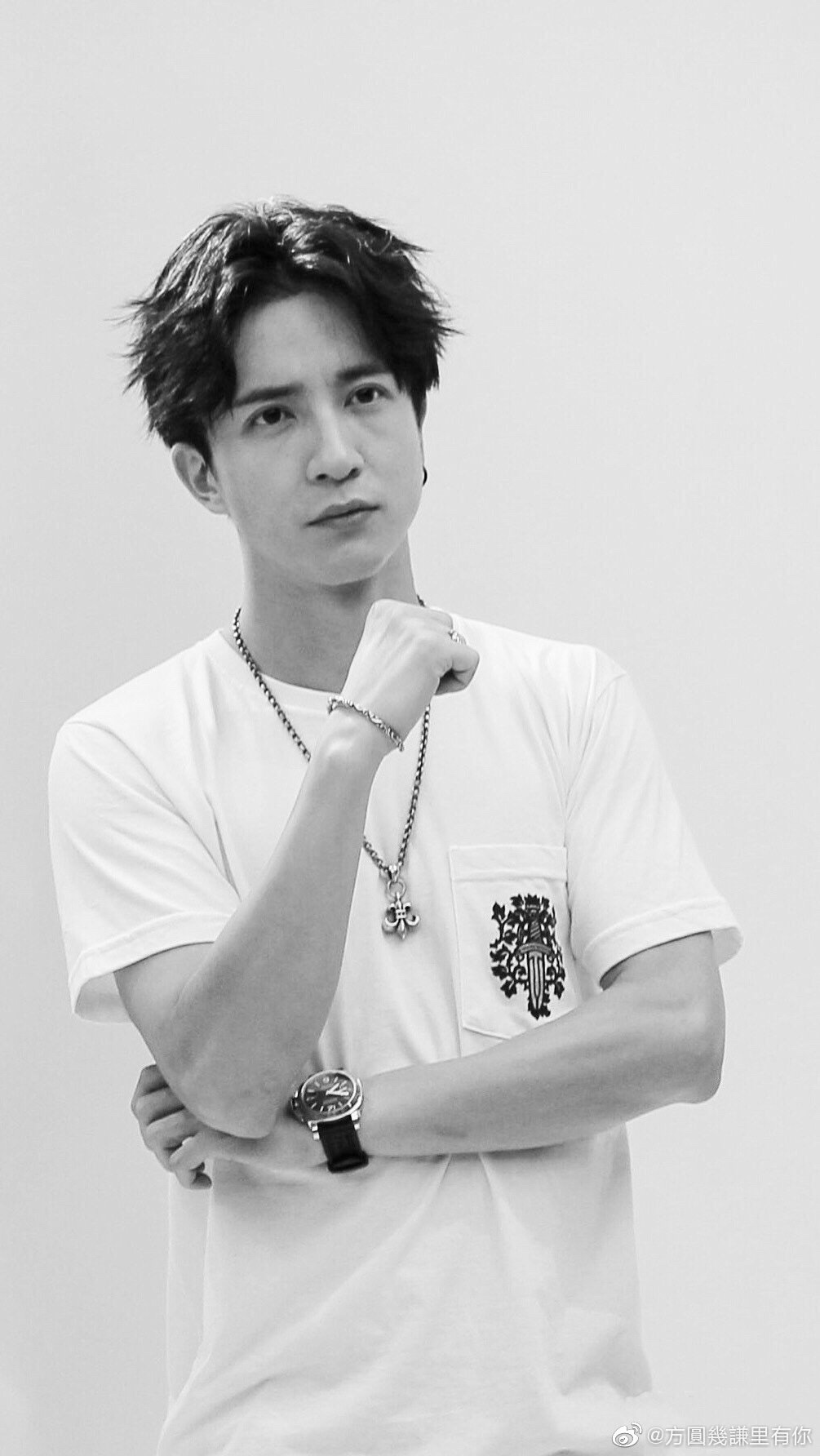 Chrome Hearts 𝗖𝗵𝗿𝗼𝗺𝗲 𝗛𝗲𝗮𝗿𝘁𝘀 克罗心童军花项链