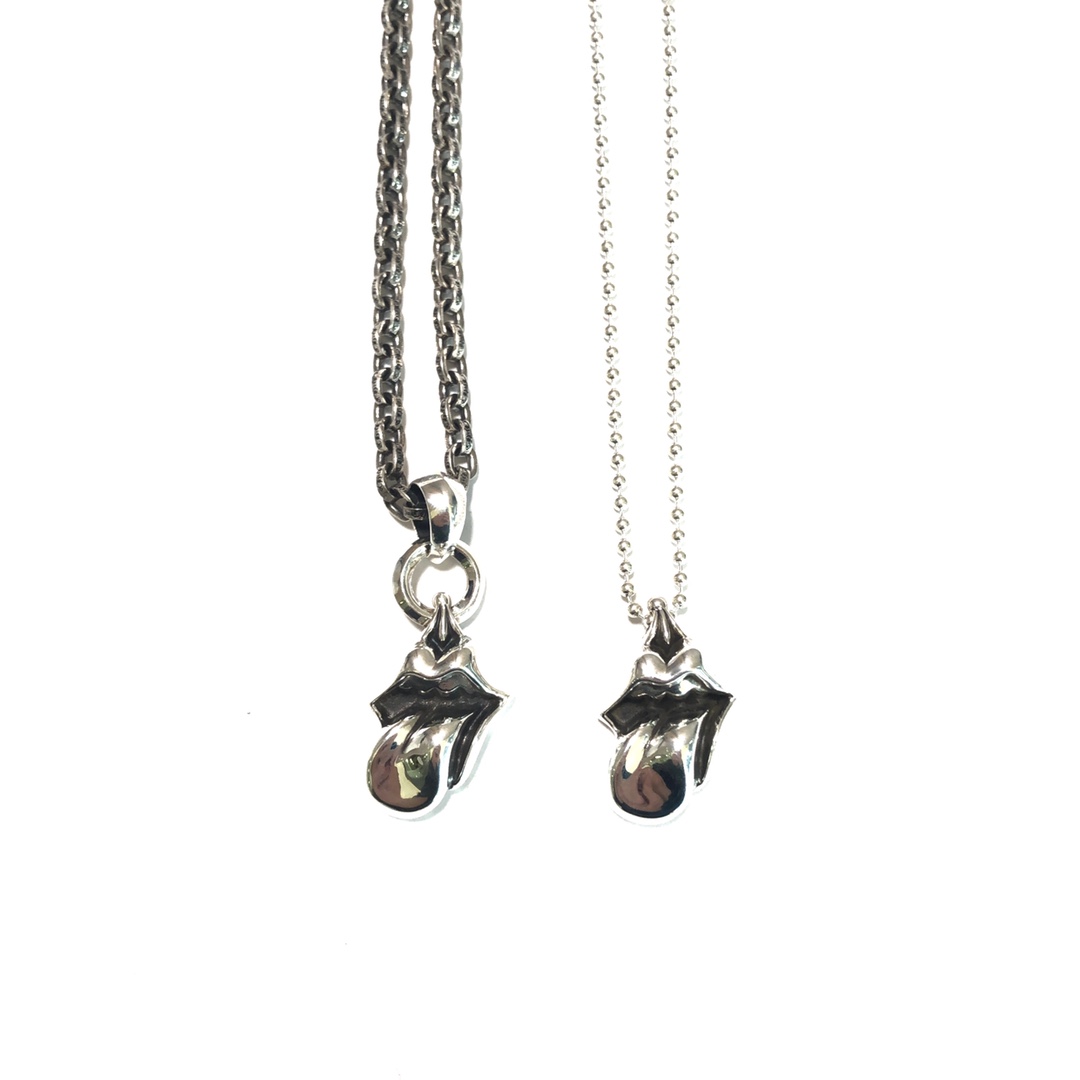 Chrome Hearts 𝐂𝐡𝐫𝐨𝐦𝐞 𝐡𝐞𝐚𝐫𝐭𝐬 克罗心 摇滚舌头项链