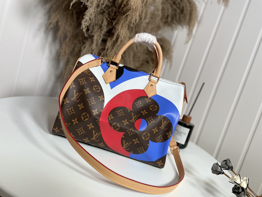 Louis Vuitton LV Speedy Bags Handbags Monogram Canvas M57451