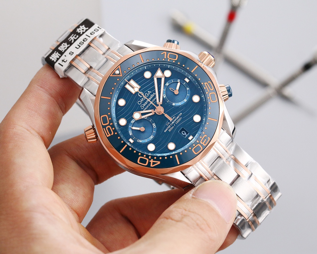 Omega 无俱风浪 做您踏实的领航者 欧米茄全新海‮系马‬列300m计时‮士男‬腕表 市面目前‮高最‬版本的计时腕表