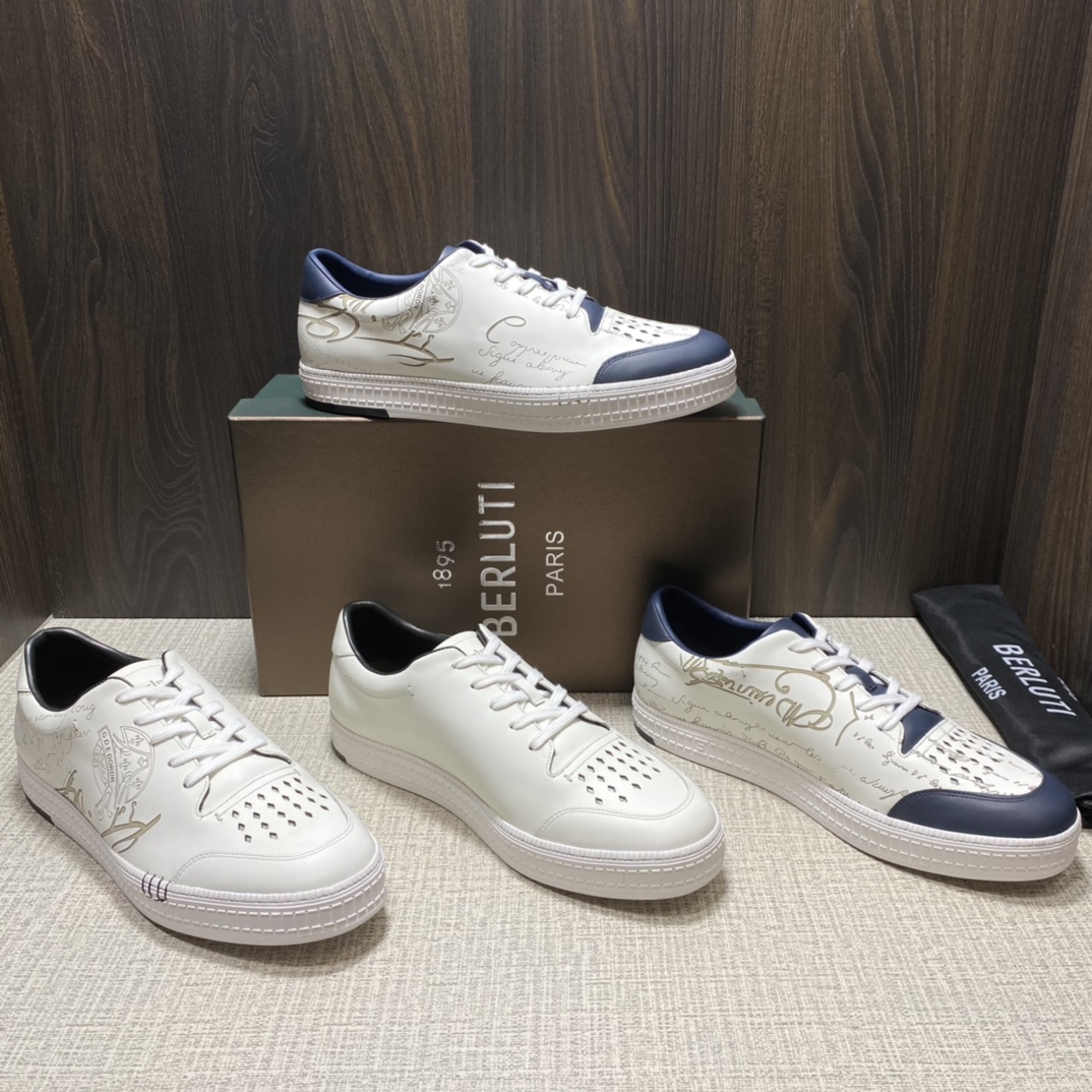 💋 💍 新色 BERLU** 布鲁提 定制款系列 长期供货 PLAYTIME PALERMO 男款运动鞋