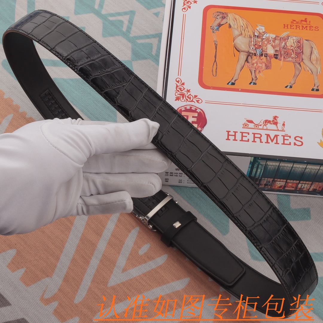 品名爱马仕皮带️自动带腰带材料百分百