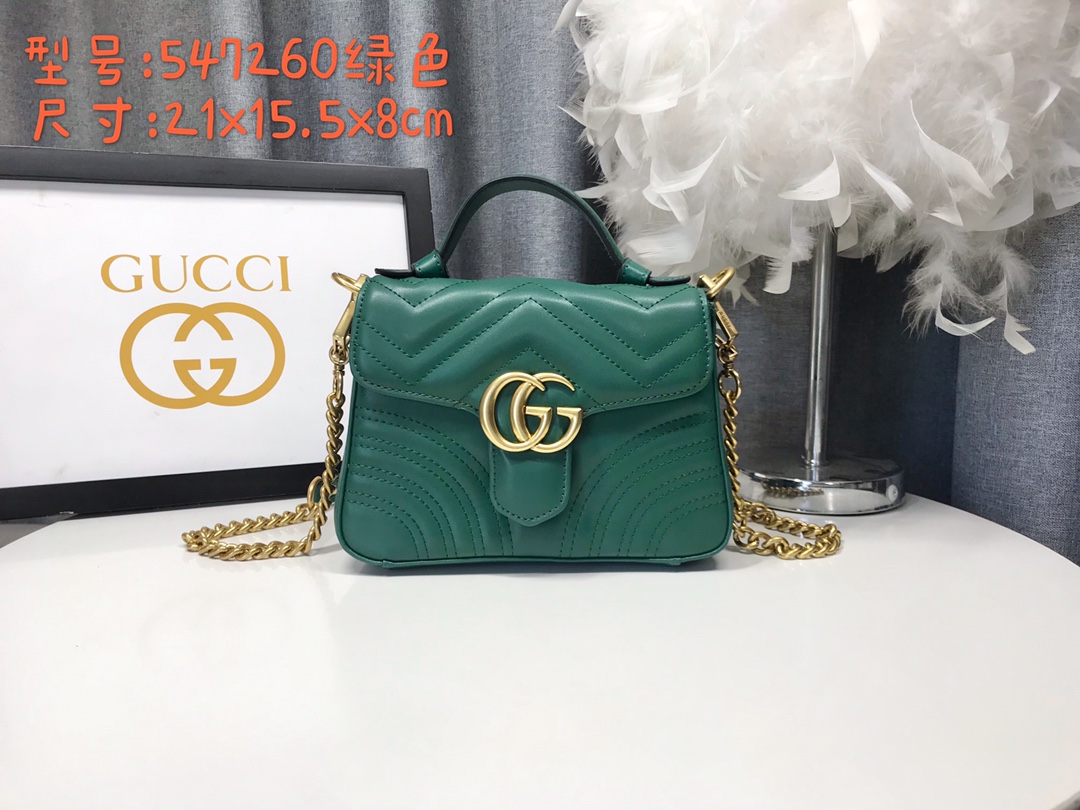 Gucci Marmont Tani
 Zielony Skóra krowia Mini