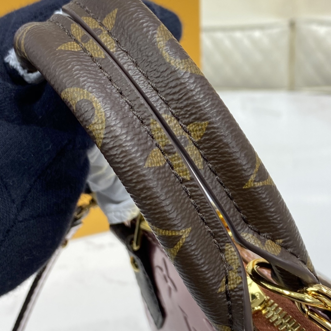 顶级原单M90583银色90584紫粉漆皮ALMABB手袋本款AlmaBB手袋闪耀MonogramVer